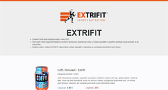 Desktop Screenshot of extrifit.sk