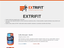 Tablet Screenshot of extrifit.sk